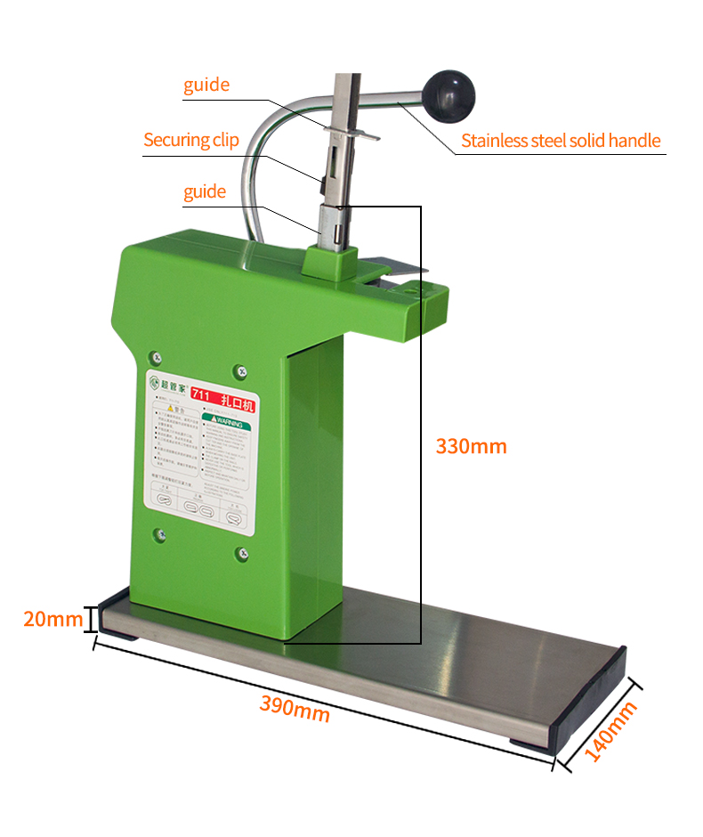 711 Aluminum Nail Bag Clipping Sealing Machine for Supermarket - 7